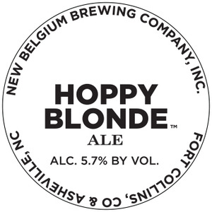 New Belgium Brewing Company, Inc. Hoppy Blonde