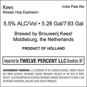 Kees Mosaic Hop Explosion November 2015