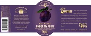 Madtree Brewing Company Under My Plum December 2015