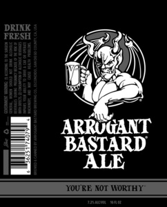 Arrogant Bastard Ale 