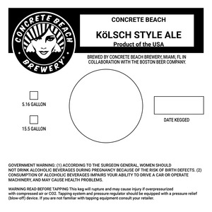 Concrete Beach Kolsch Style Ale