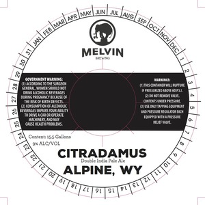 Citradamus Double India Pale Ale December 2015