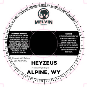 Heyzeus Mexican Lager December 2015