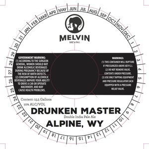 Drunken Master Double India Pale Ale December 2015