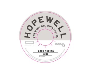 Hopewell 2439 Red IPA December 2015