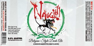 Flying Dog Naughty Belgian Style Dark Ale October 2015