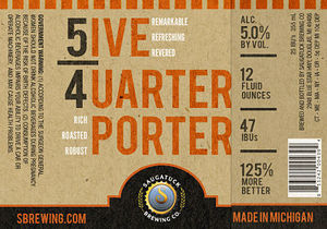 Saugatuck Brewing Company Five Quarter Porter