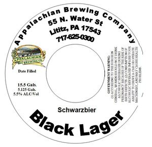 Appalachian Brewing Company Black Lager November 2015