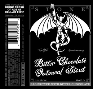 Bitter Chocolate Oatmeal Stout 