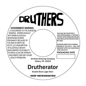 Druthers Drutherator Double Bock November 2015