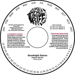 Heavy Riff Goodnight Saison