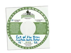 Stormbreaker Brewing Fall Of The Iron Curtain Baltic Porter December 2015
