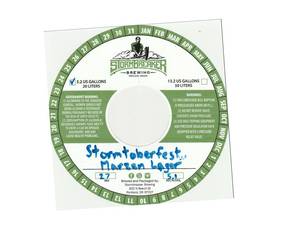 Stormbreaker Brewing Stormtoberfest Marzen Lager December 2015