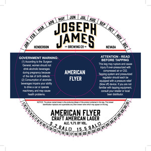 Joseph James Brewing Co., Inc. American Flyer