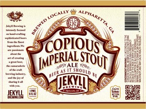 Copious Imperial Stout November 2015