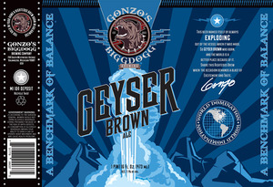 Gonzo's Biggdogg Brewing Geyser Brown