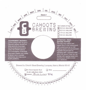 Cahoots Brewing Blueliner