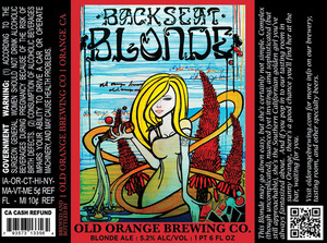 Old Orange Brewing Co. Backseat Blonde December 2015