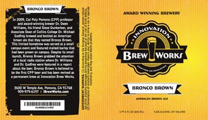 Innovation Brew Works Bronco Brown December 2015