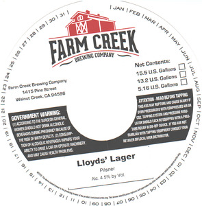 Lloyds' Lager December 2015