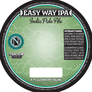 Ninkasi Brewing Company Easy Way IPA December 2015