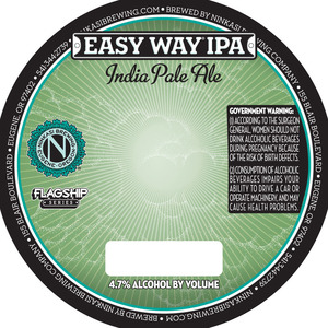 Ninkasi Brewing Company Easy Way IPA