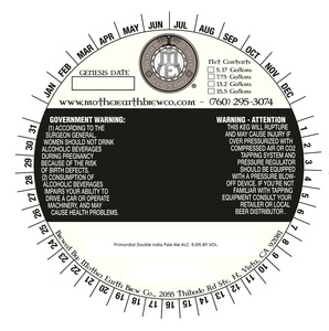 Mother Earth Brew Co Primordial