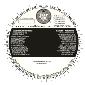 Mother Earth Brew Co Four Seasons Winter 2015