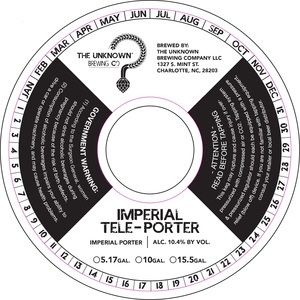 The Unknown Brewing Company Imperial Teleporter