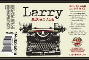 Larry Brown Ale December 2015