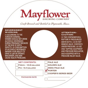 Mayflower Brewing Company Porter