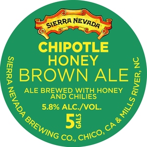 Sierra Nevada Chipotle Honey Brown Ale December 2015