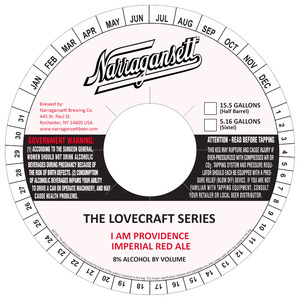 Narragansett Imperial Red Ale December 2015