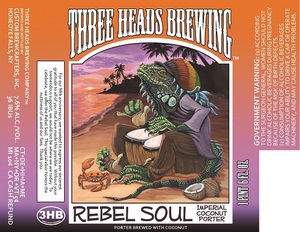 Three Heads Brewing Rebel Soul December 2015