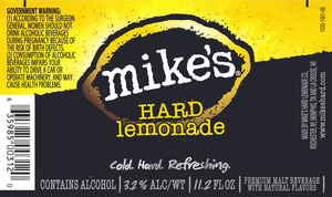 Mike's Hard Lemonade December 2015