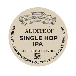 Sierra Nevada Audition Single Hop IPA