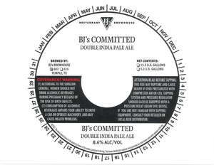 Bj's Committed Double IPA