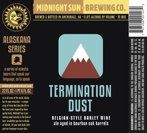Midnight Sun Brewing Company Termination Dust December 2015