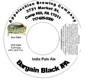 Appalachian Brewing Company Bargain Black IPA