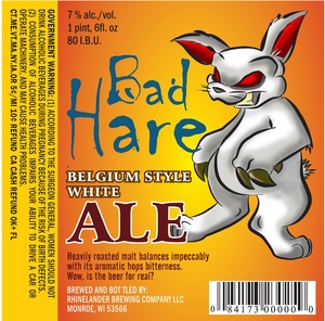 Bad Hare Belgian White December 2015