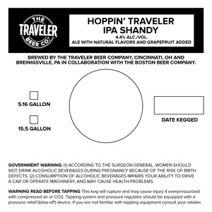 Hoppin Traveler Grapefruit Shandy December 2015