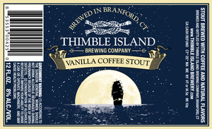 Thimble Island Brewing Company Vanilla Coffee Stout December 2015