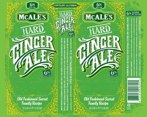 Mcale's Hard Ginger Ale November 2015