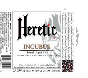 Heretic Brewing Company Incubus