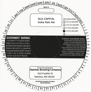 Old Capital Ipa December 2015