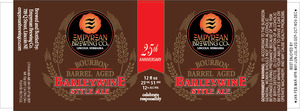 Bourbon Barrel Aged Barleywine Style Ale December 2015