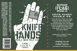 Double India Pale Ale Knife Hands
