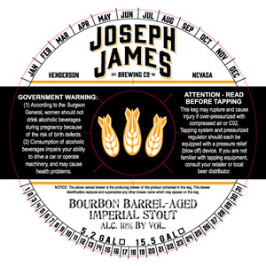 Joseph James Brewing Co., Inc. Bourbon Barrel