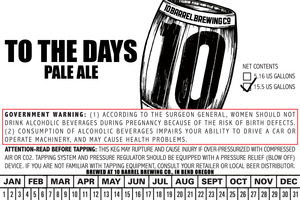 10 Barrel Brewing Co. To The Days