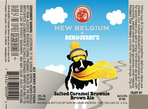 New Belgium Brewing Salted Caramel Brownie